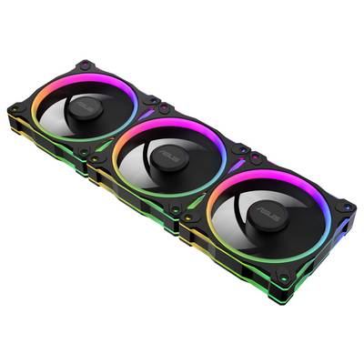 Asus PRIME MR120 PC-Gehäuse-Lüfter Schwarz (B x H x T) 120 x 120 x 28 mm inkl. LED-Beleuchtung-1