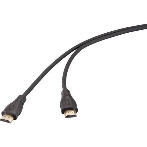 SpeaKa Professional HDMI Anschlusskabel HDMI-A Stecker, HDMI-A Stecker 2.00 m Schwarz SP-13660972 4K UHD, vergoldete Ste...