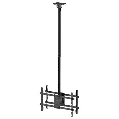 Deckenhalterung für Fernseher mit verstellbarer Stange und Halterung. Entwickelt, um Flachbildschirm-Fernseher zu tragen und eine Platzierung von oben in verschiedenen Umgebungen zu ermöglichen.