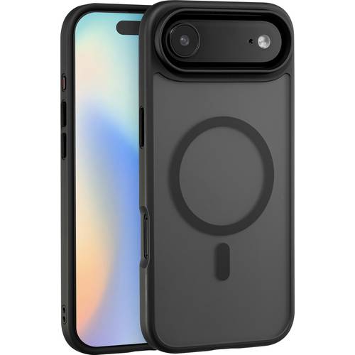 Thumbnail - Renkforce RF-6830724 Backcover Apple iPhone Air Schwarz, Transparent MagSafe kompatibel, Induktives Laden RF-6830724