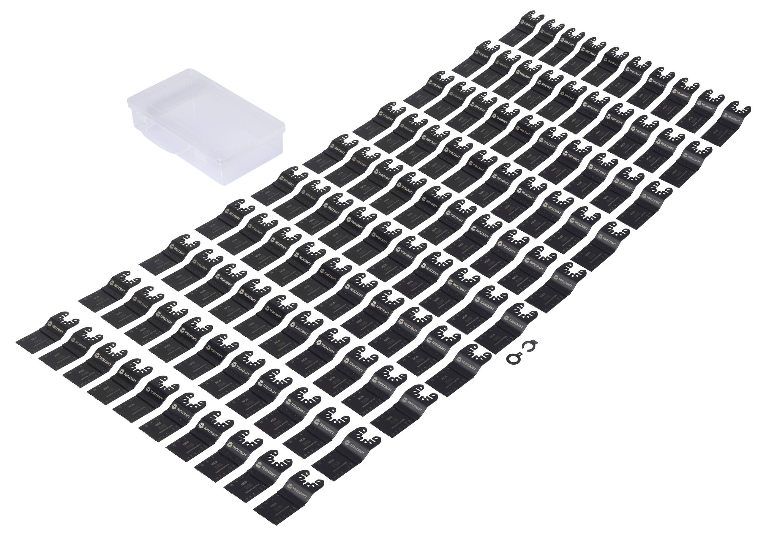 TOOLCRAFT TO-10246101 HCS Multifunktionswerkzeug-Zubehör-Set 100teilig Multifunktionswerkzeug-Zubehör-Set 34 mm 100 St.-3