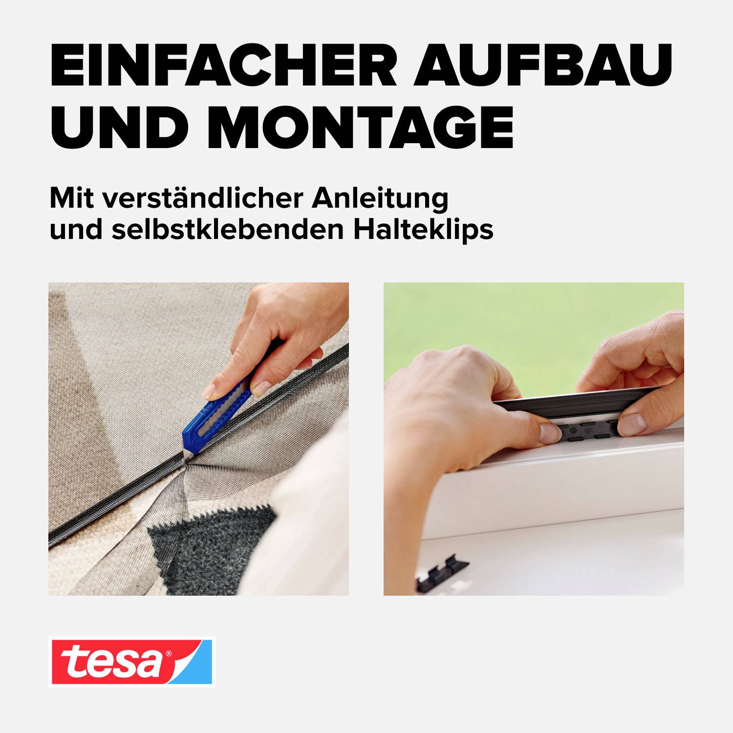 tesa Insect Stop 55360-00002-00 Fliegengitter (B x H) 1.2 m x 2.4 m Anthrazit 1 St.-3