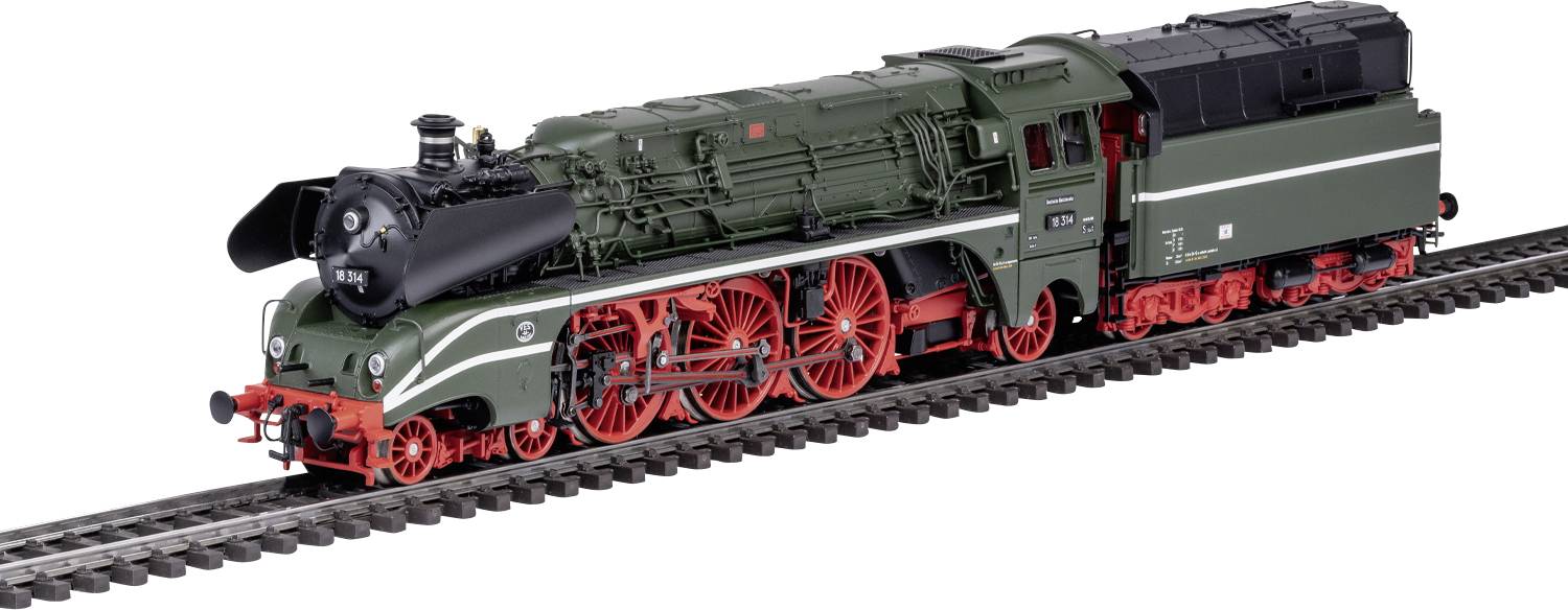 TRIX H0 25029 H0 stoomlocomotief BR 18 134 olie van de DR