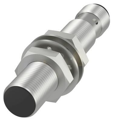 Zylinderförmiger Metallbolzen mit Schraubengewinde und Sechskantmutter, geeignet für mechanische Befestigung.