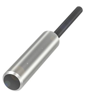 Metallzylinder mit schwarzem Griff, möglicherweise ein Werkzeugteil oder technisches Bauteil.