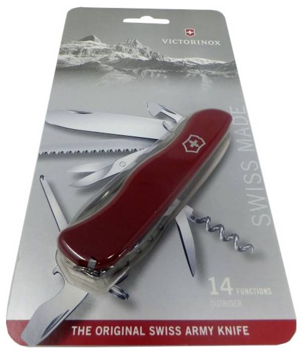 Victorinox Outrider 0.8513.B1 Schweizer Taschenmesser  Anzahl Funktionen 14 Rot