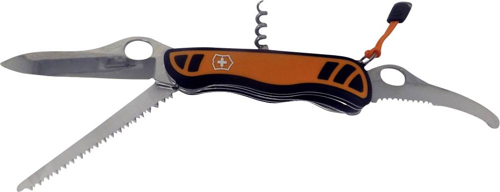 Victorinox Hunter XTM Grip 0.8341.MC9 Schweizer Taschenmesser Anzahl Funktionen 6 Orange-Schwarz