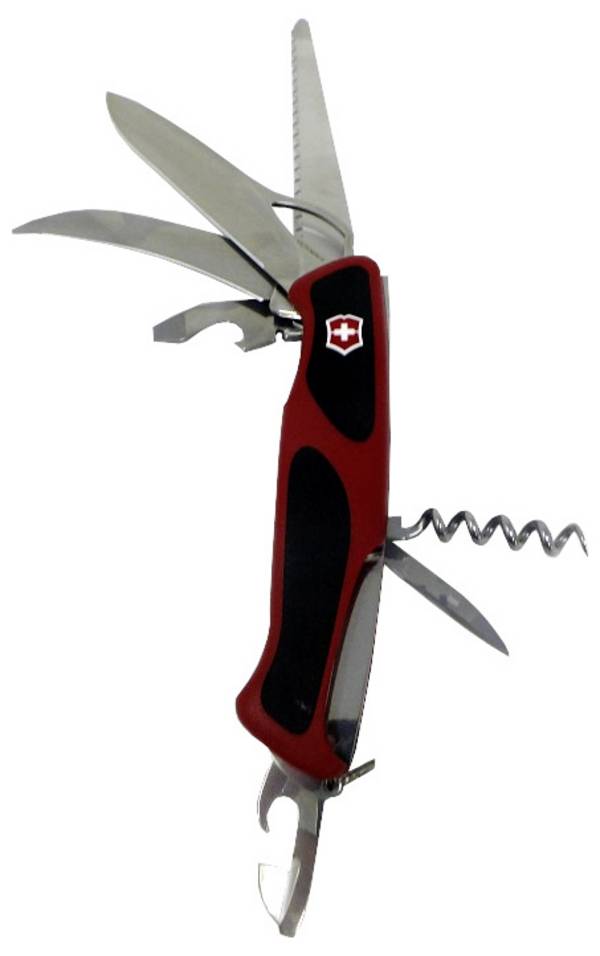 Victorinox Ranger 57 M Grip 0.9583.MC Schweizer Taschenmesser Anzahl Funktionen 13 Rot/Schwarz