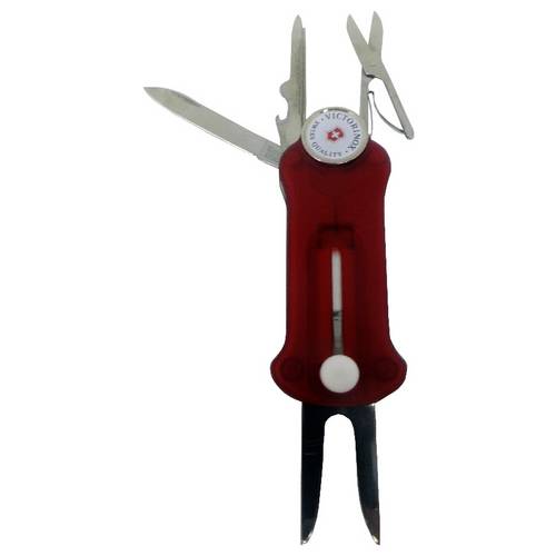 Victorinox Golf Tool 0.7052.T Multitool Anzahl Funktionen 10 Rot (transparent)