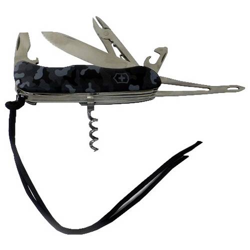 Thumbnail - Victorinox Skipper W 0.8593.W942 Schweizer Taschenmesser Anzahl Funktionen 18 Schwarz, Camouflage
