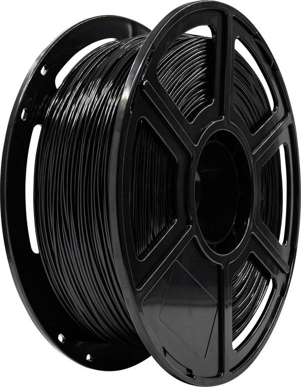 Renkforce RF-6838904  Filament PETG  1.75 mm 1 kg Schwarz  1 St.