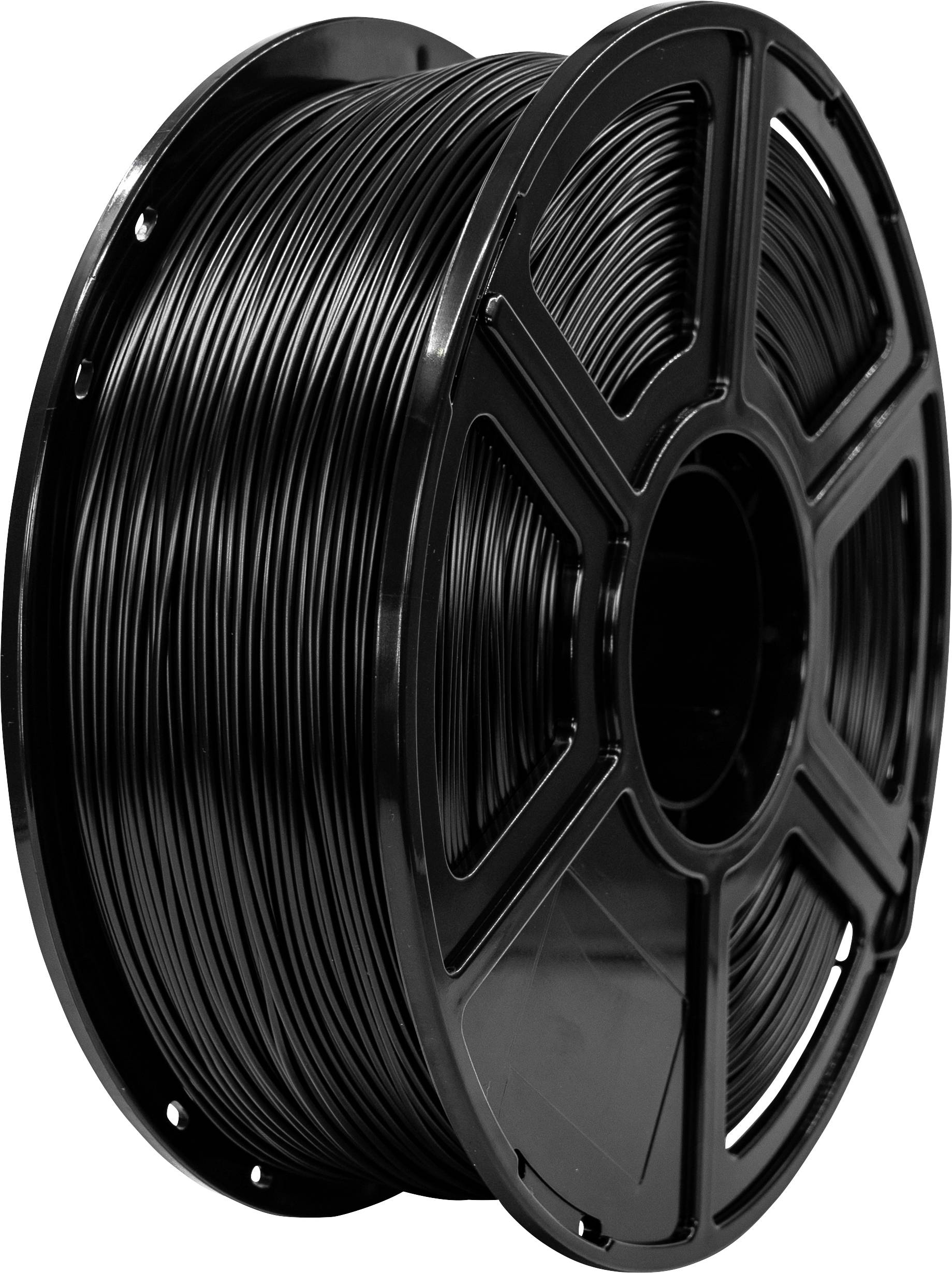 Renkforce RF-6838910 Filament ASA witterungsbeständig, UV-beständig, hitzebeständig 1.75 mm 1 kg Schwarz 1 St.