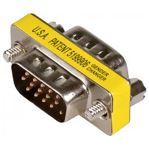 Thumbnail - Akyga AK-AD-19 D-SUB Adapter D-SUB-Stecker 15pol. - D-SUB-Stecker 15pol. 1 St.