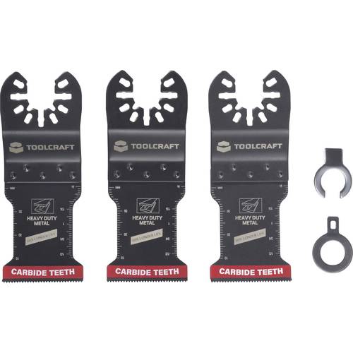 Thumbnail - TOOLCRAFT TO-10283181 Carbide Multifunktionswerkzeug-Zubehör-Set 34 mm 3 St.