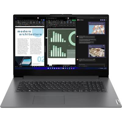 Lenovo Notebook V17 G4 43.9 cm (17.3 Zoll) Full HD Intel® Core™ i7 i7-13620H 16 GB RAM 512 GB SSD Deutsch, QWERTZ Grau 8-0