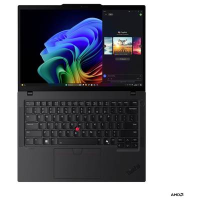 Lenovo Notebook ThinkPad T14 Gen 6 (AMD) 35.6 cm (14 Zoll) WUXGA AMD Ryzen AI 5 340 32 GB RAM 1 TB SSD Deutsch, QWERTZ A-12