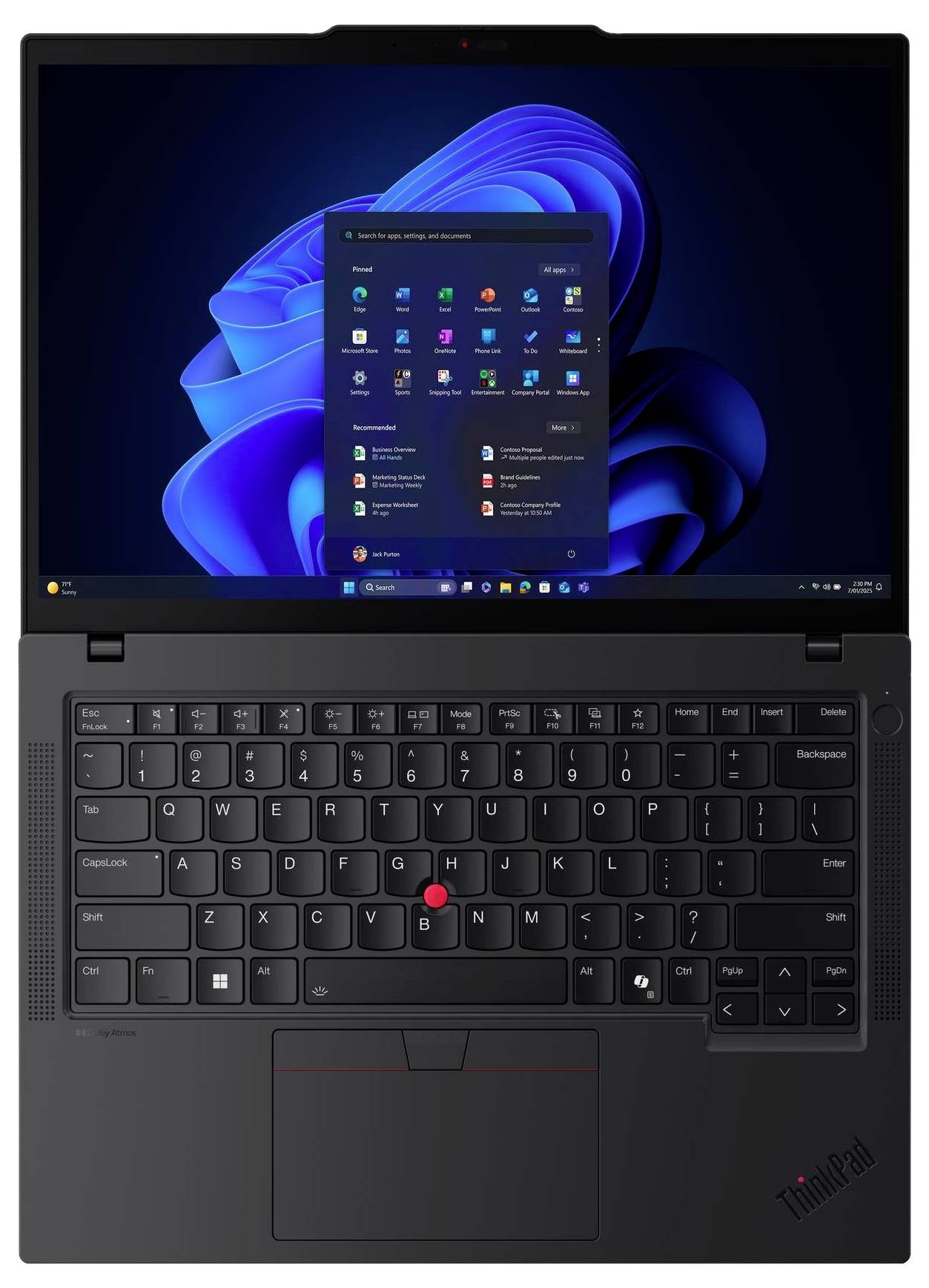 Lenovo Notebook ThinkPad T14 Gen 6 (Intel) 35.6 cm (14 Zoll) 2.8K Intel® Core™ Ultra 7 255U 32 GB RAM 1 TB SSD Deutsch, -7