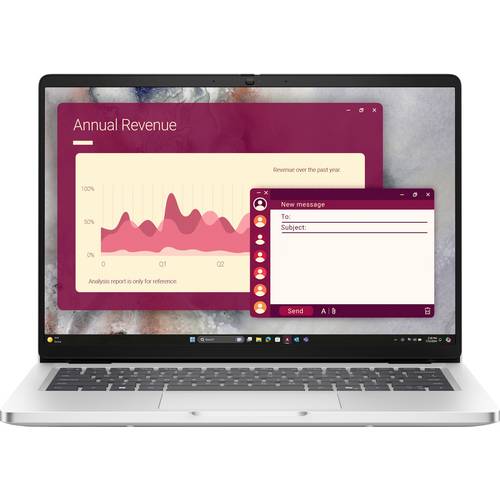 Thumbnail - Dell Notebook Pro 14 PC14250 35.6 cm (14 Zoll) WUXGA Intel® Core™ Ultra 5 (Series 2) 235U 16 GB RAM 512 GB SSD Deutsch, ...