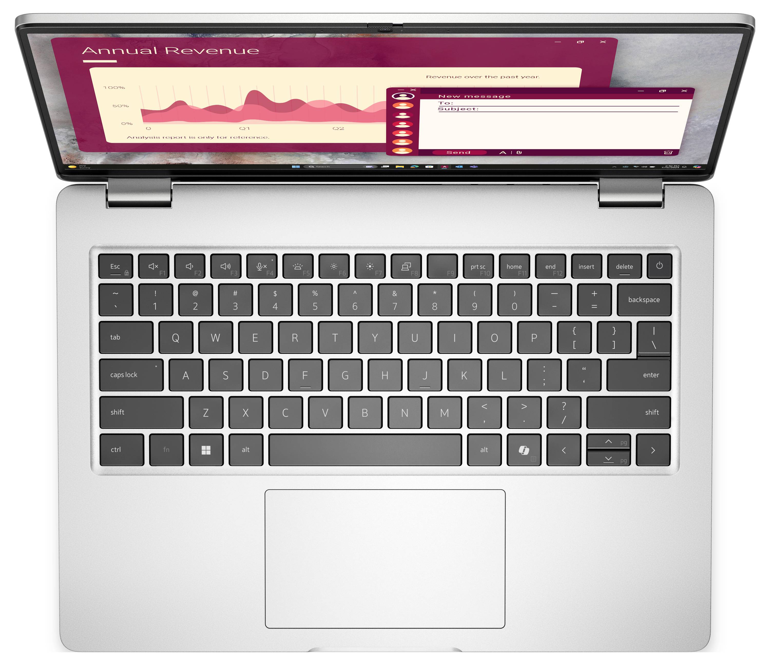 Dell Notebook Pro 14 PC14250 35.6 cm (14 Zoll) WUXGA Intel® Core™ Ultra 5 (Series 2) 235U 16 GB RAM 512 GB SSD Deutsch, -3