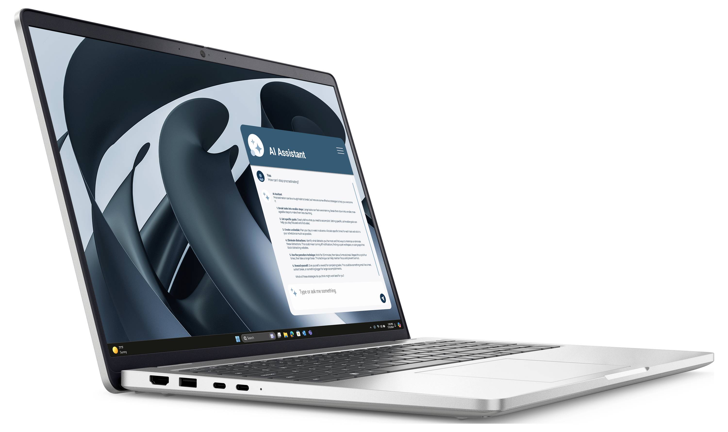 Dell Notebook Pro 16 Plus PB16255 40.6 cm (16 Zoll) WUXGA AMD Ryzen 5 230 32 GB RAM 1 TB SSD Deutsch, QWERTZ Aluminium J-1