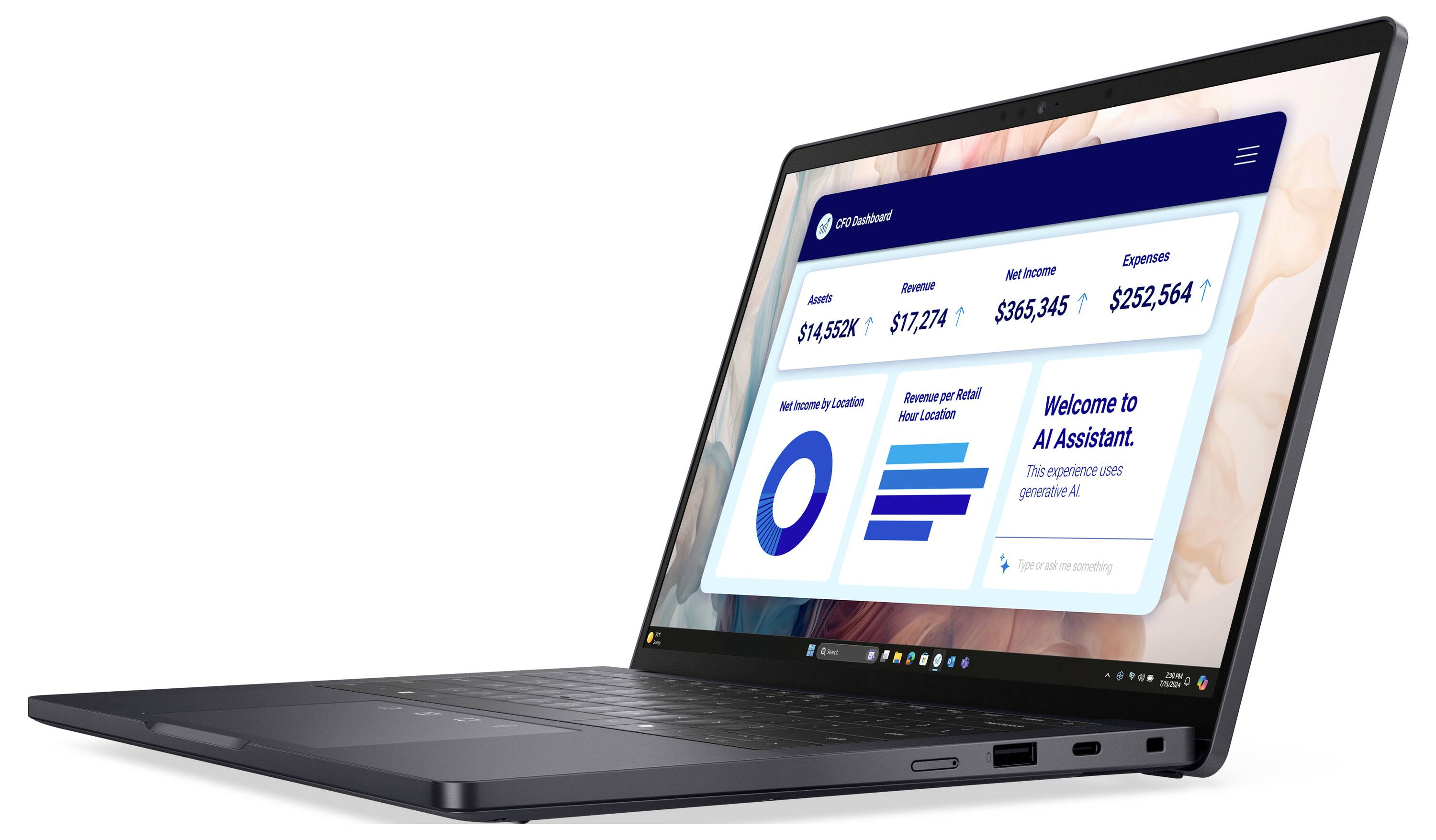 Dell Notebook Pro 13 Prem PA13250 33.8 cm (13.3 Zoll) WUXGA Intel® Core™ Ultra 7 (Series 2) 266V 16 GB RAM 512 GB SSD De-2