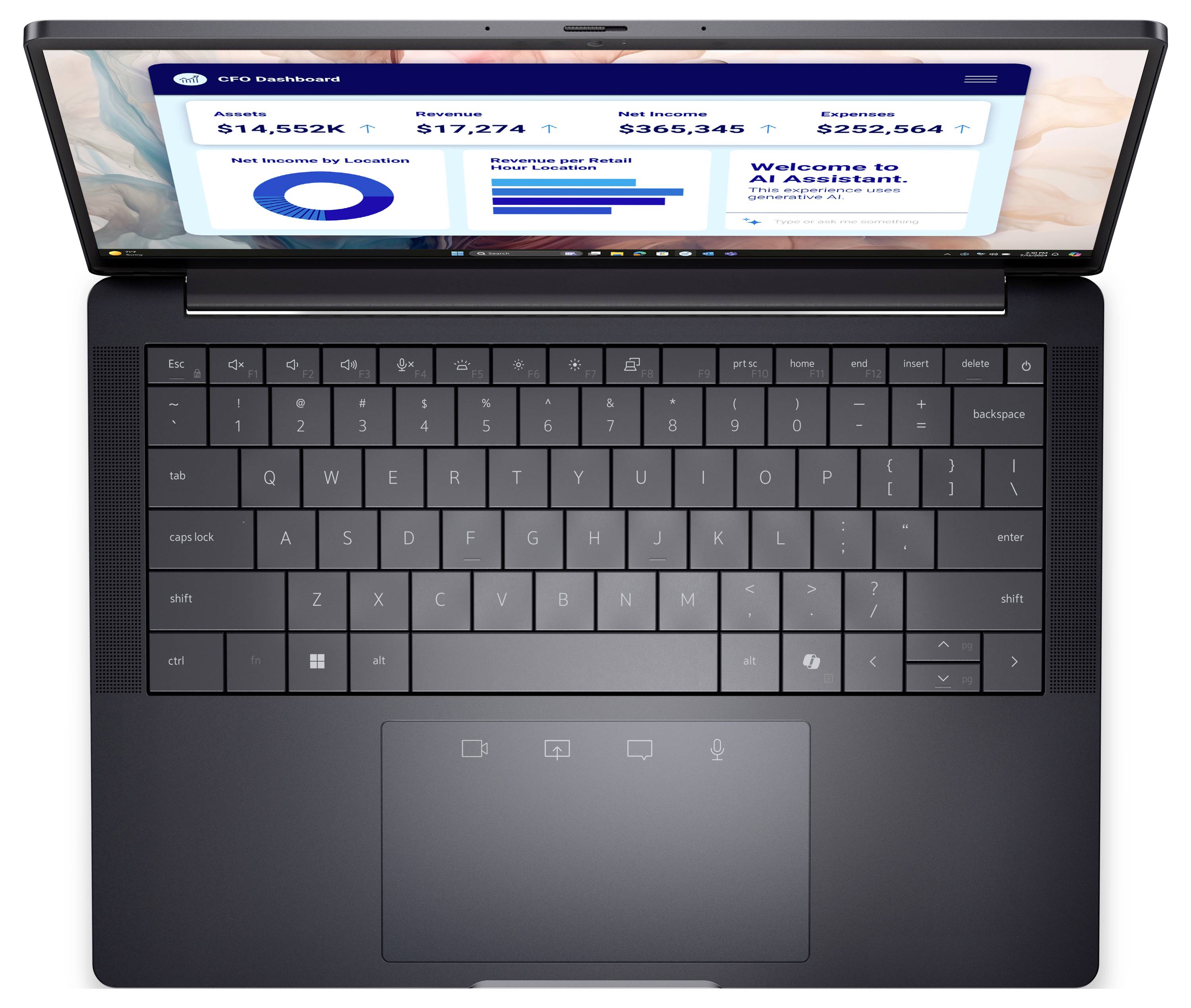 Dell Notebook Pro 13 Prem PA13250 33.8 cm (13.3 Zoll) WUXGA Intel® Core™ Ultra 7 (Series 2) 266V 16 GB RAM 512 GB SSD De-3