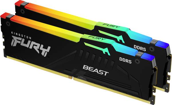 Kingston FURY Beast RGB - DDR5 - Kit - 128 GB: