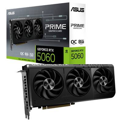 Asus Grafikkarte Nvidia GeForce RTX 5060 GeForce RTX 5060 8 GB GDDR7-RAM PCIe x8 HDMI®, DisplayPort Übertaktet / Overclo-9