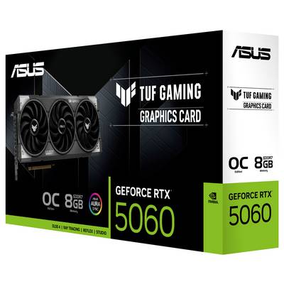 Asus Grafikkarte Nvidia GeForce RTX 5060 GeForce RTX 5060 8 GB GDDR7-RAM PCIe x8 HDMI®, DisplayPort Übertaktet / Overclo-8