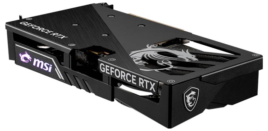 MSI Grafikkarte Nvidia GeForce RTX 5060 8G Gaming OC 8 GB GDDR7-RAM PCIe x8 HDMI®, DisplayPort Übertaktet / Overclocked,-2