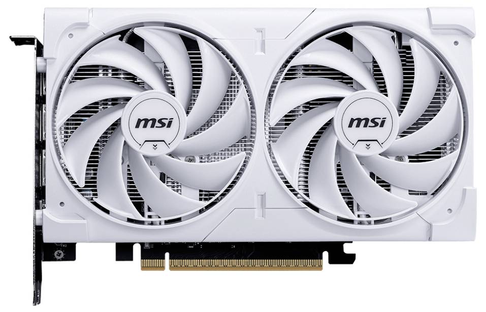MSI Grafikkarte Nvidia GeForce RTX 5060 8G Ventus 2X OC White 8 GB GDDR7-RAM PCIe x16 HDMI®, DisplayPort Übertaktet / Ov-1