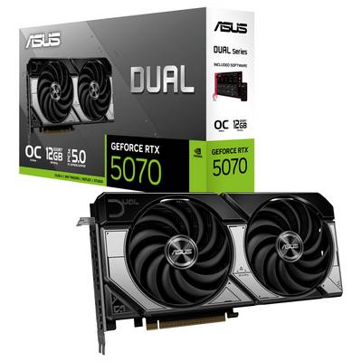 Asus Grafikkarte Nvidia GeForce RTX 5070 GeForce RTX 5070 12 GB GDDR7-RAM PCIe x16 HDMI®, DisplayPort Übertaktet / Overc-7