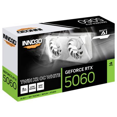 Inno 3D Grafikkarte Nvidia GeForce RTX 5060 GeForce RTX 5060 8 GB GDDR7-RAM PCIe x8 HDMI®, DisplayPort Übertaktet / Over-1