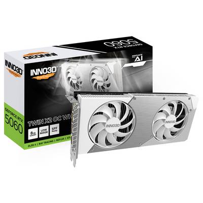 Inno 3D Grafikkarte Nvidia GeForce RTX 5060 GeForce RTX 5060 8 GB GDDR7-RAM PCIe x8 HDMI®, DisplayPort Übertaktet / Over-2