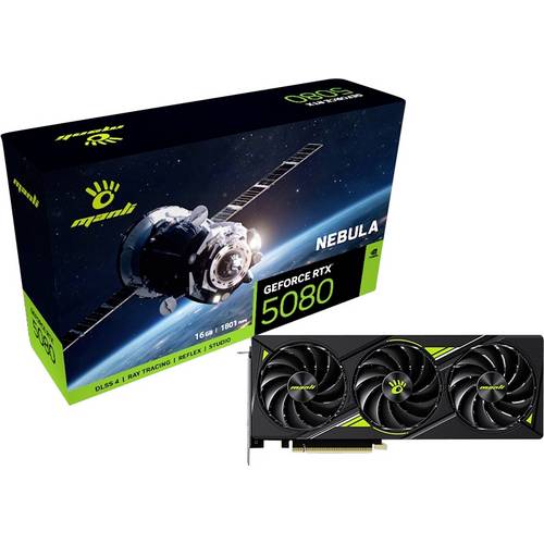 Manli Technology Grafikkarte Nvidia GeForce RTX 5080 Nebula HDMI®, DisplayPort