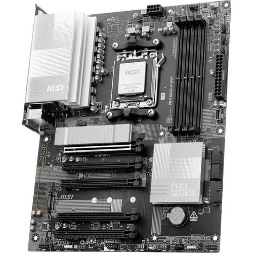 Thumbnail - MSI PRO B840M-P WIFI6E AM5 mATX MB Mainboard Sockel (PC) AMD® AM5 Formfaktor (Details) Micro-ATX Mainboard-Chipsatz AMD®...