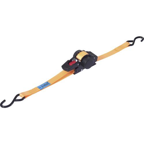 TOOLCRAFT TO-10283835 Selbstaufrollender Spanngurt Zugkraft LC Niederzurren (einzeln/direkt)=320 daN (L x B) 3.5 m x 25 ...