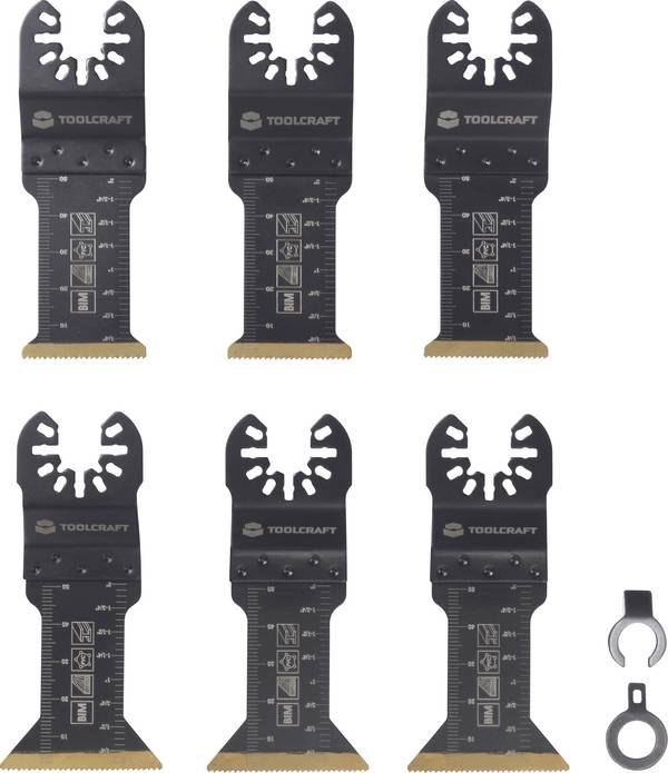 TOOLCRAFT TO-10283862  Bimetall Multifunktionswerkzeug-Zubehör-Set    3 Set