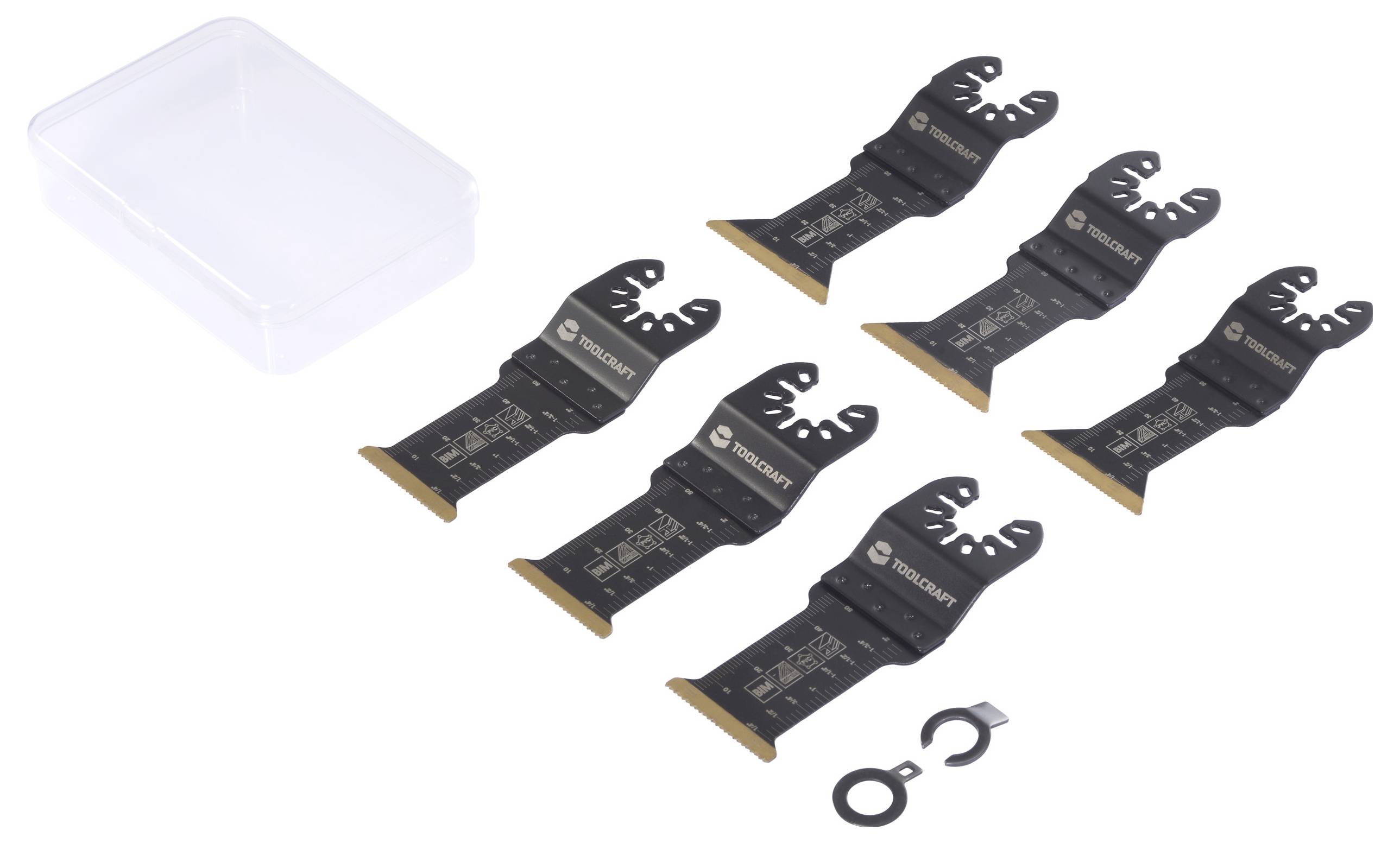 TOOLCRAFT TO-10283862 Bimetall Multifunktionswerkzeug-Zubehör-Set 3 Set-4