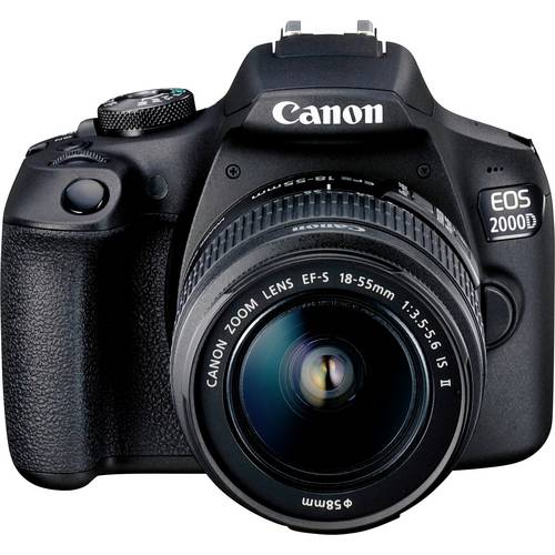 Thumbnail - Canon EOS 2000D Kit 18-55 mm DC III Digitale Spiegelreflexkamera EF-S 18-55 mm IS III 24.1 Megapixel Schwarz Optischer S...