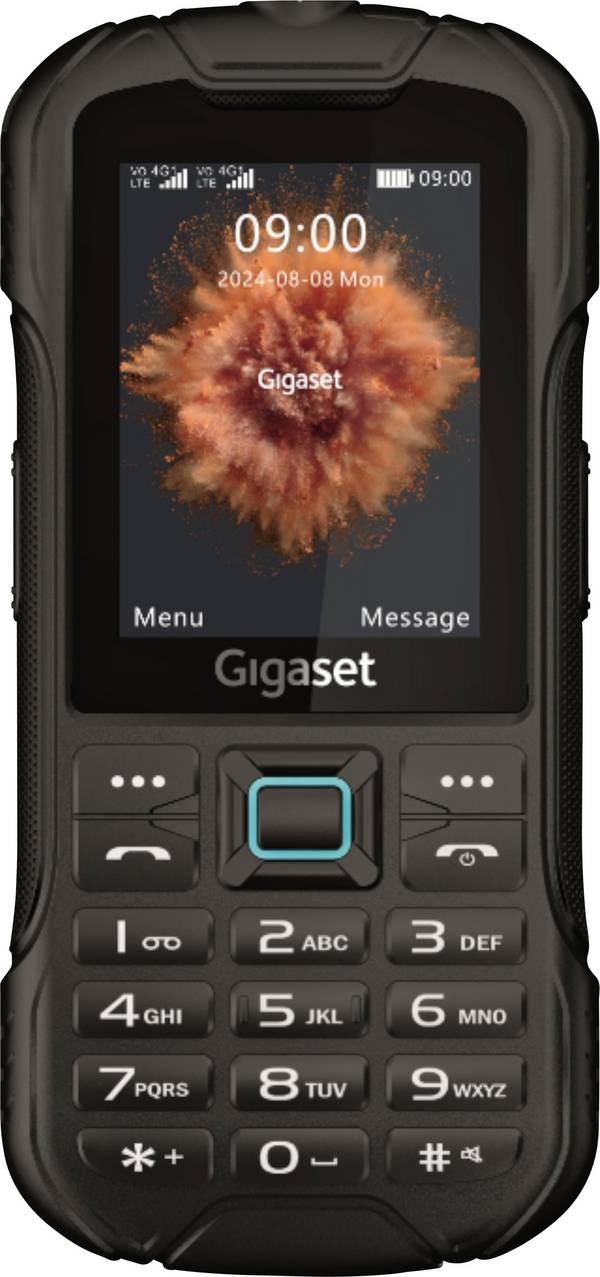 Gigaset GLX 8 ACTIVE Outdoor-Handy Schwarz