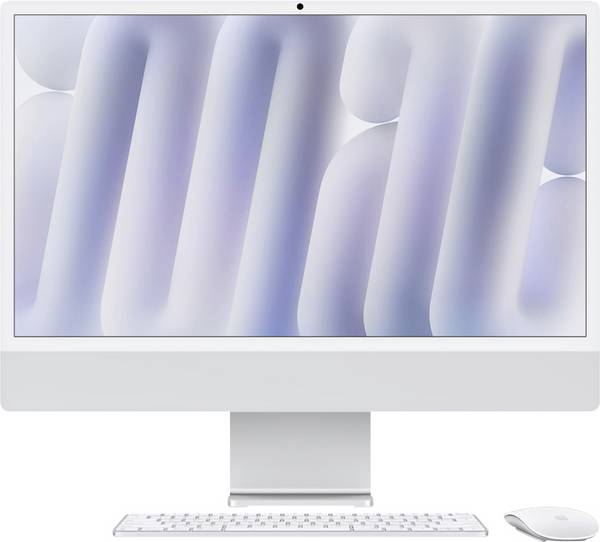 Apple iMac 24 Retina 4.5K (M4, 2024) CTO 61 cm (24 Zoll) Silber 16 GB RAM 1 TB SSD 8-Core CPU 8-Core GPU Z1E2_10_DE_CTO