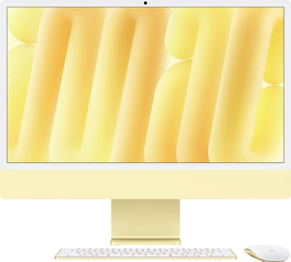 Apple iMac 24 Retina 4.5K (M4, 2024) CTO 61 cm (24 Zoll) Gelb 16 GB RAM 256 GB SSD 8‑Core CPU 8-Core GPU Z1E3_193_DE_CTO