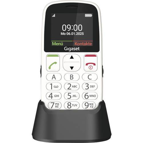 Thumbnail - Gigaset GL395 Handy SOS Taste, Spritzwassergeschützt, Staubgeschützt Weiß