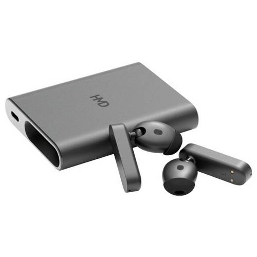 HMD Amped Buds In Ear Kopfhörer Bluetooth® Schwarz Mikrofon-Rauschunterdrückung Schweißresistent Sport