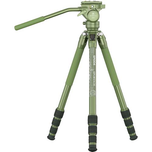 SIRUI Europe Sirui Sportich SP004 + G5X Dreibeinstativ 1/4 Zoll Arbeitshöhe=16 - 149 cm Grün inkl. Tasche