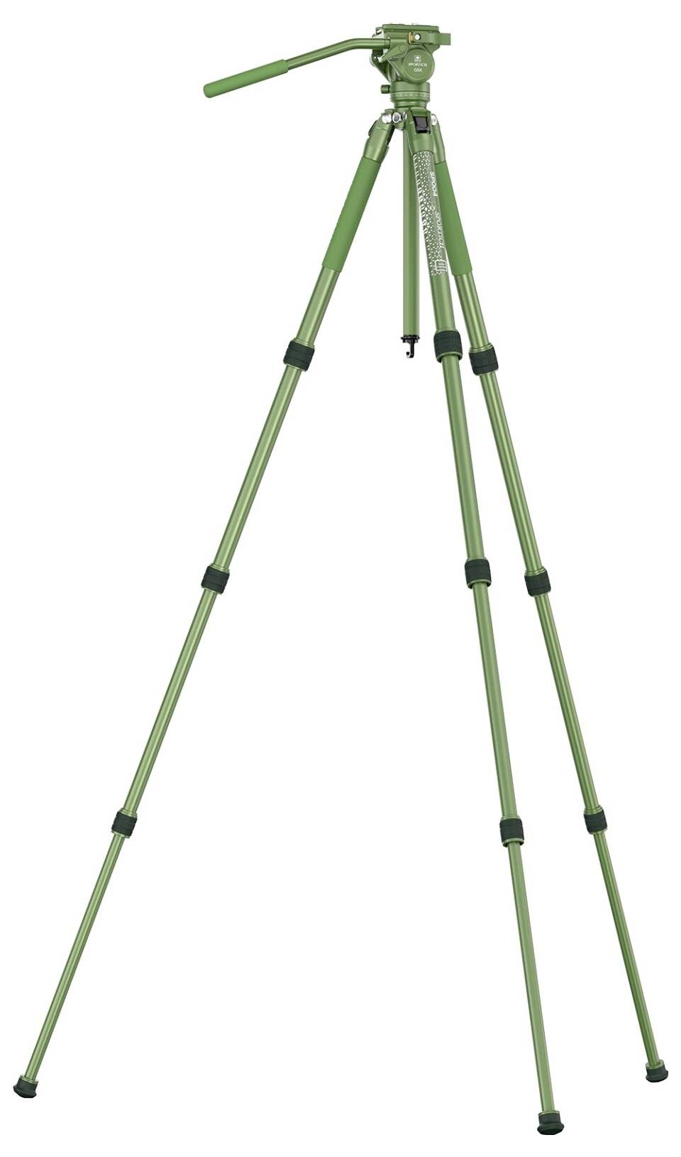 SIRUI Europe Sirui Sportich SP004 + G5X Dreibeinstativ 1/4 Zoll Arbeitshöhe=16 - 149 cm Grün inkl. Tasche-4