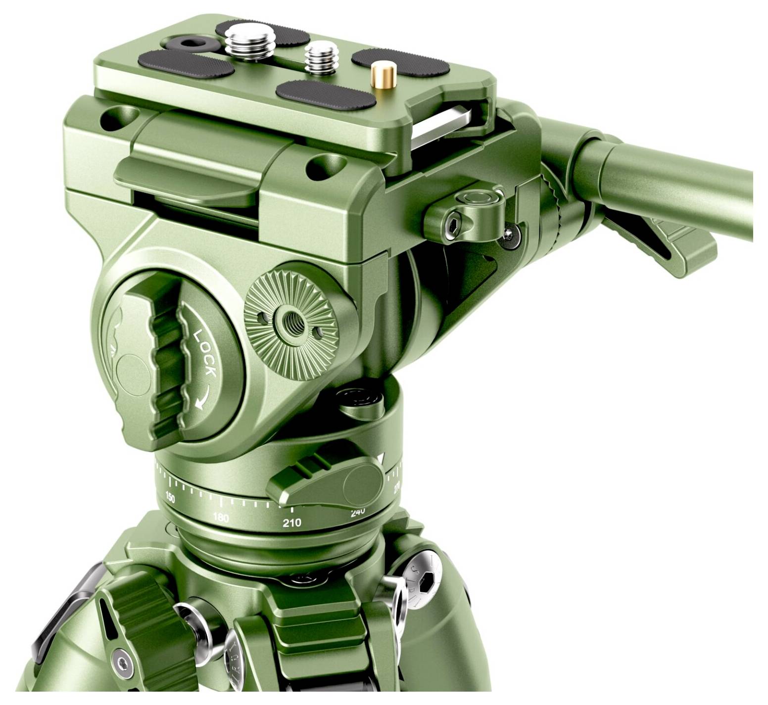 SIRUI Europe Sirui Sportich SP004 + G5X Dreibeinstativ 1/4 Zoll Arbeitshöhe=16 - 149 cm Grün inkl. Tasche-5