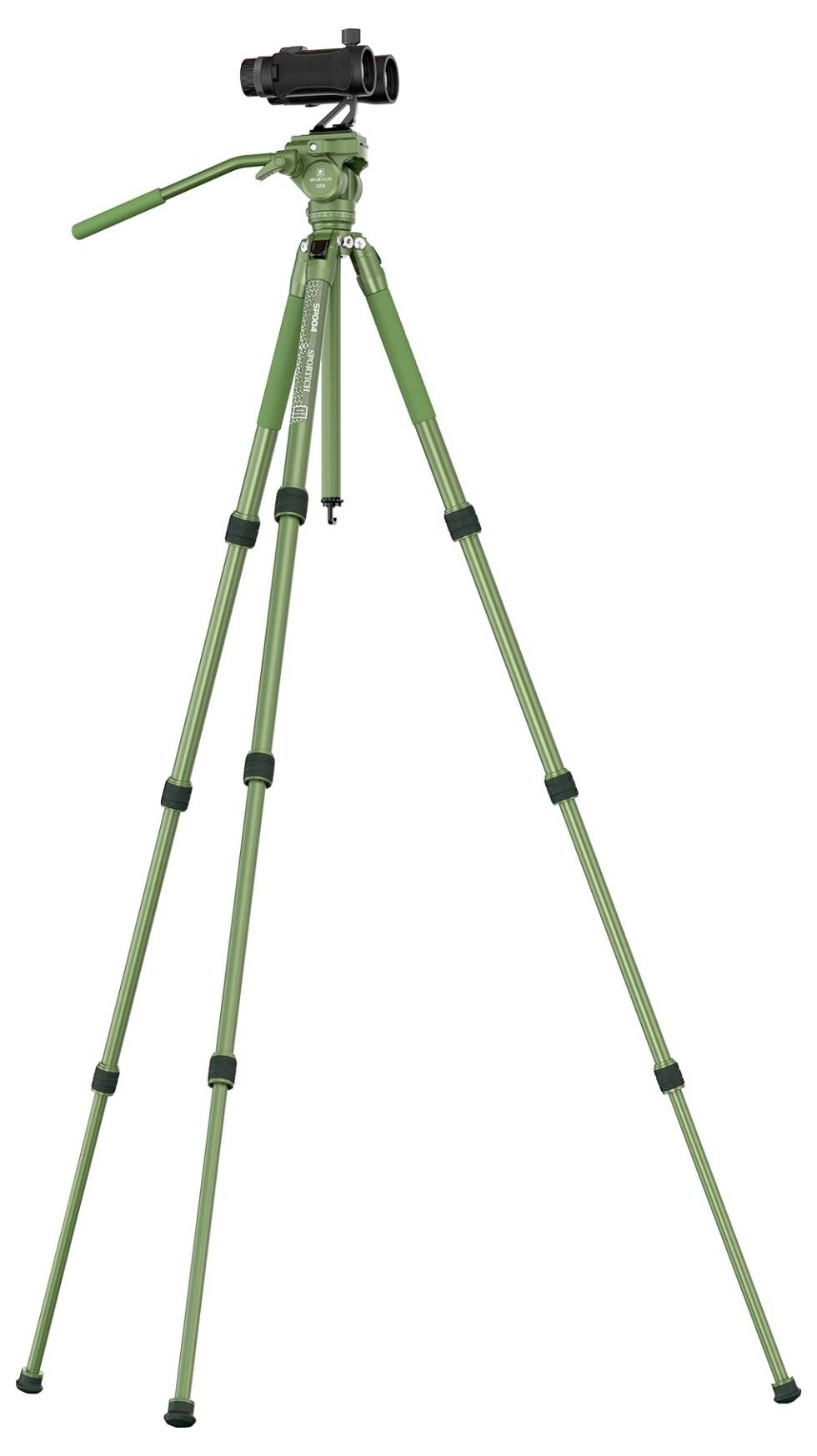 SIRUI Europe Sirui Sportich SP004 + G5X Dreibeinstativ 1/4 Zoll Arbeitshöhe=16 - 149 cm Grün inkl. Tasche-8