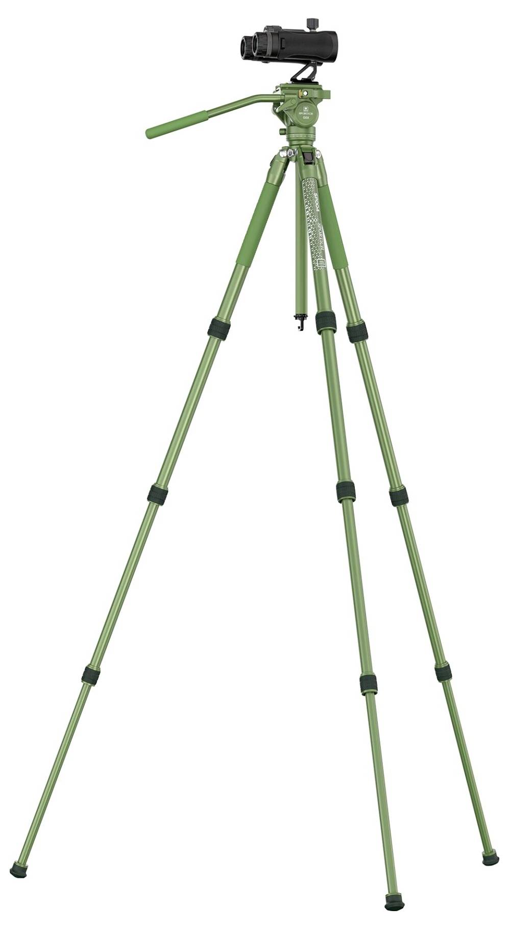 SIRUI Europe Sirui Sportich SP004 + G5X Dreibeinstativ 1/4 Zoll Arbeitshöhe=16 - 149 cm Grün inkl. Tasche-9